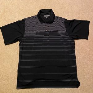 Men’s Black Pebble Beach Short Sleeve Golf Polo